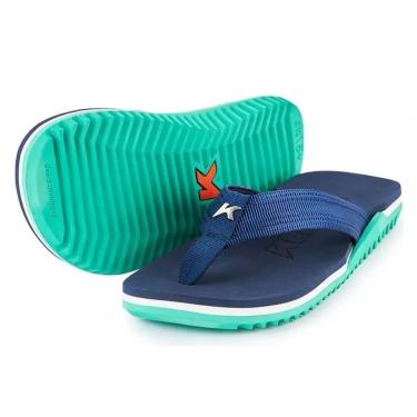 Imagem de Chinelo Sandália Kenner Nk6 Pro Azul Verde Masculino Adulto-Masculino