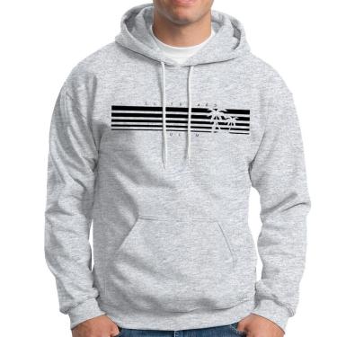 Imagem de Moletom Moda Casual Masculino Feminino Blusa De Frio Em Algodão Com Capuz-Unissex