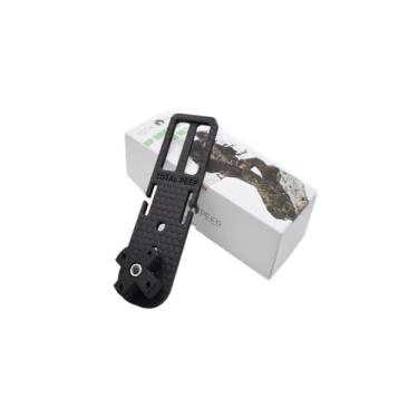 Imagem de TOTAL Peep Suporte para aljava de quadril, poliamida ultrarresistente, 17 x 5 x 3,5 cm, preto