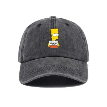 Imagem de Boné de beisebol Simpsons Anime Snapback Denim 55-62cm