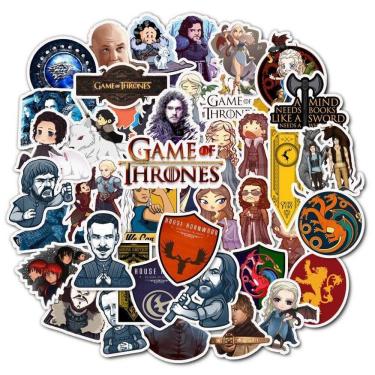 Imagem de Adesivos de anime em vinil impermeável Games of Thrones (50 unidades)