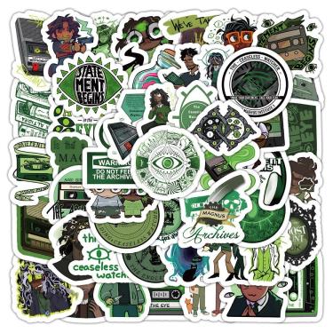 Imagem de Adesivos Magnus Archives em vinil à prova d`água de anime (50 unidades)