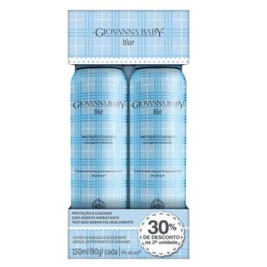 Imagem de Kit Desodorante Aerosol Giovanna Baby Blue Com 2 Unidades