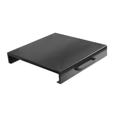 Imagem de IEUDNS Organizador de fogão com alça, prateleira reutilizável e lavável, suporte para fogão elétrico, suporte para elétrico, despensa para apartamento, 40x48x7cm