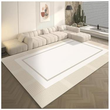 Imagem de SPXMQSS Tapete de área grande, resistente ao desgaste, lavável para quarto, resistente à sujeira, sala de estar, antiderrapante, para sala de estar, sala de jantar, quarto, escritório D 200 x 300 cm