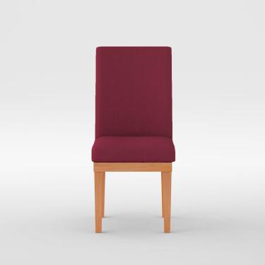 Imagem de Cadeira Reforçada Estofada marsala