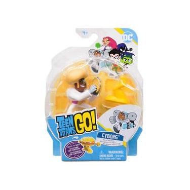 Imagem de Boneco Ciborgue + 1 Peça Robô De Hamburguer - Jovens Titãs