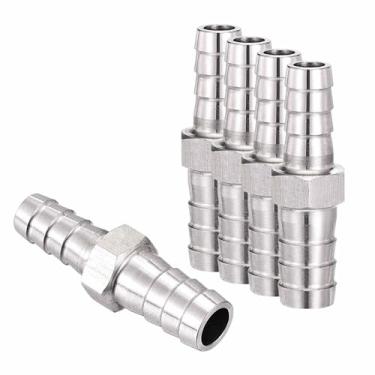 Imagem de HARFINGTON 5 peças de barras sextavadas de aço inoxidável de 3/10.2 cm a 3/20.3 cm para montagem de farpa de metal para impressão 3D, compressor de ar, máquina CNC, matrizes