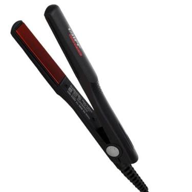 Imagem de Prancha alisadora taiff super mini bivolt, Preto e Vermelho, Bivolt
