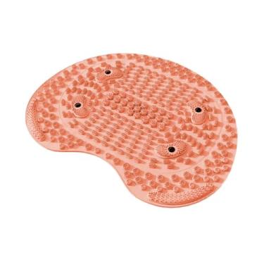 Imagem de Kokiya Tapete de massagem para os pés dobrável, tapete sensorial para jogos de massagem, ideal para banheiro, jardim, sala de estar e área externa, Laranja