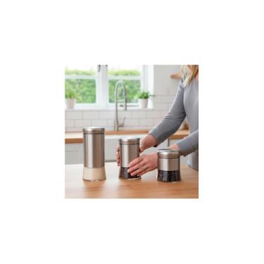 Imagem de Kit 3 Potes em Vidro com Tampa Inox, 870ml/1260ml/2130ml, Transparente, para Armazenamento de Alimentos