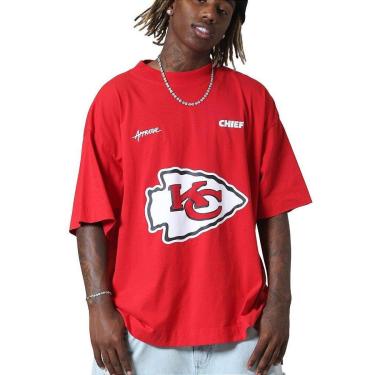 Imagem de Camiseta Huge Oversized Approve x NFL II Chiefs Vermelho-Masculino