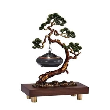 Imagem de porta-vara de incenso Esmalte Bem-vindo Pinho Queimador de Incenso Enfeites Pendurados Porta-Incenso Decoração Mesa Chá