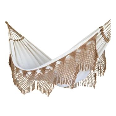 Imagem de Rede Dormir De Descanso Luxo Casal Bucho De Boi Resistente