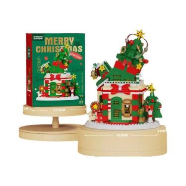 Imagem de Caixa De Música De Natal Brinquedo Blocos De Construção DIY Decorações