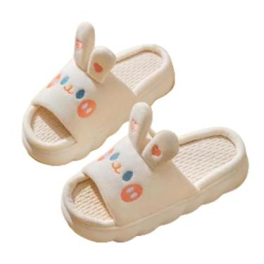 Imagem de Chinelo Pantufa Confortável Super Quentinho Antiderrapante Unissex de Quarto Desenhos Fofos Coelho Ursinho Sapinho Primum (Coelhinho Branco - 40/BR)