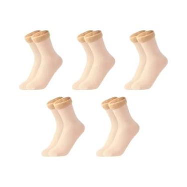 Imagem de Meias Quentes E Grossas De Inverno Para Mulheres E Homens, Meias Térmi