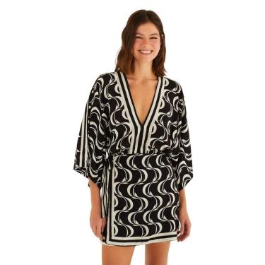 Imagem de Vestido Farm Rio Curto Estampado Peixe Copa-Feminino