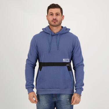 Imagem de Moletom Nicoboco Canguru Ilítia Azul-Masculino