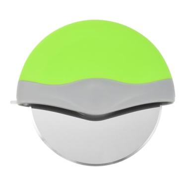 Imagem de Cortador De Pizza Em Roda - Ferramenta De Corte Ergonómica Com Capa | Roda De Pizza Ergonómica Em Aço Inoxidável,Para Mulheres, Homens, Casa, Cozinha, Culinária, Confeitaria, Fatiamento, Pão