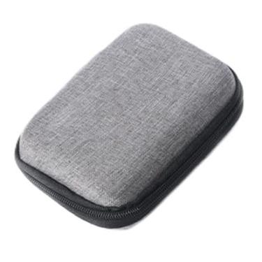 Imagem de Bolsa de armazenamento de fone de ouvido multifuncional, bolsa digital EVA personalizada, bolsa de armazenamento Power Bank, capa de fone de ouvido, caixa de armazenamento de cabo de dados, tamanho