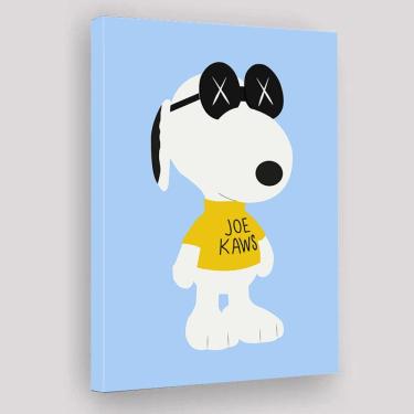 Imagem de Pôster de pintura de parede em tela Snoopys Anime 30x40cm