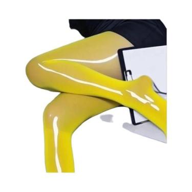 Imagem de Meias-calças plus Size Brilhantes E Transparentes Para Mulheres Com Al