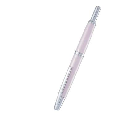 Imagem de EPANO Caneta tinteiro metal pérola azul prensa ouro rosa design padrão ponta EF F canetas de tinta para escrever materiais escolares canetas presentes (19, EF (0,4 mm))