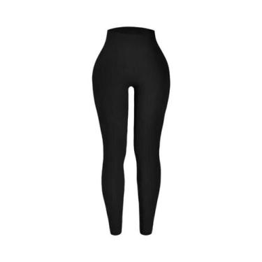 Imagem de Leggings De Yoga Sem Costura De Cintura Alta Para Mulheres, Calças Jus