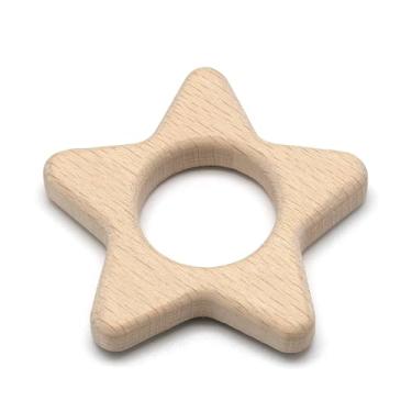 Imagem de 2 pingentes inacabados em forma de estrela, pingentes de artesanato branco antigo feito à mão, berloque de fabricação de joias a granel para colar, pulseira, brinco, 5,5 x 5,6 x 1 cm, medida interna