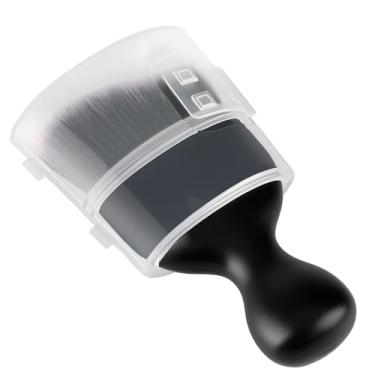 Imagem de Cartisen Escova de detalhes de carro, escova de limpeza de cerdas macias, ferramenta de espanador automático sem arranhões para painel, saídas de ar, couro e limpeza de interiores (preto, branco e