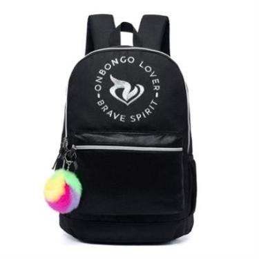 Imagem de Mochila Onbongo Feminina Escolar Faculdade Notebook Chaveiro 21 Litros-Feminino