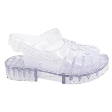 Imagem de Sandália Infantil Aranha Menina Delicada Transparente Brilho Macia Moderna Estilosa Ultracortavel-Feminino