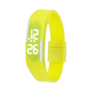 Imagem de Relógio Digital LED Infantil Com Pulseira De Silicone Para Meninos E M