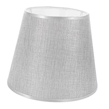 Imagem de Abajur de cor sólida mesa de trabalho luz de parede decoração lâmpada remates decorativo abajur de mesa abajur destacável droplight sombra capa de luz abajur de pano para lâmpada de mesa E27 (Color :