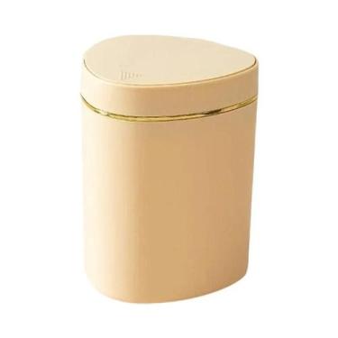 Imagem de Lixeira Triangular Grossa Para Mesa, Tipo Pressão, Cesto De Lixo Para 
