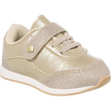 Imagem de Tênis Bebê Menina Pinokio Dourado-Feminino