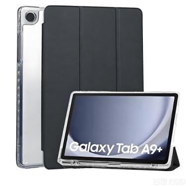 Imagem de Capa Para Tab Samsung Galaxy Tablet A9+/A9 Plus 11,Heavy-Duty Anti-Impact Case with Pencil Holder & Smart Wake/Sleep Functionality (Compatible with Models SM-X210/X216/X218) (Preto)