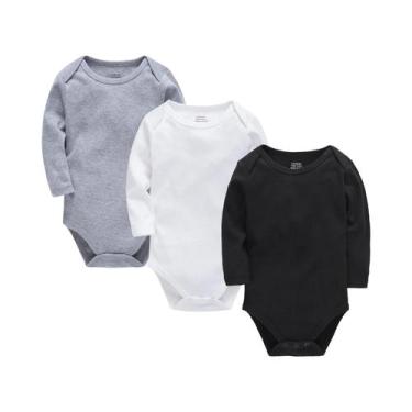 Imagem de Macacão De Algodão Para Bebês, Bodysuit Para Meninos E Meninas, Jumpsu