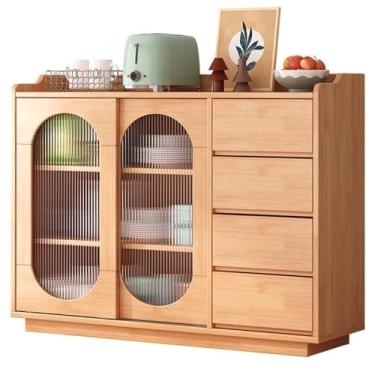 Imagem de Aparador de cozinha doméstico sala de estar parede armário de exibição armário multifuncional armário buffet