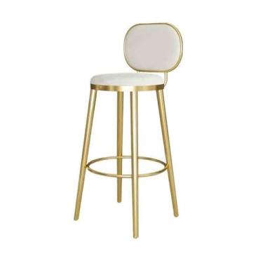 Imagem de Balcão de cozinha, escandinavo, leve, luxuoso, moderno, ilha, balcão, banco, bar, balcão, cadeiras altas (branca)