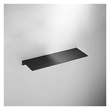 Imagem de Prateleiras de chuveiro Rack organizador de armazenamento de banheiro, prateleira de canto de chuveiro preta de 20-100 cm, prateleira de chuveiro quadrada acessórios de banho (cor: 80 cm preto) (90 cm