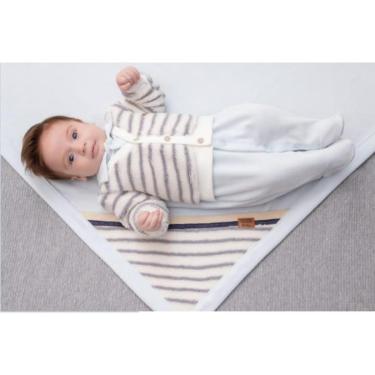 Imagem de Saída Maternidade Plush Bebê Menino Inverno Paraiso Rf 12995 - Azul pastel - RN ( 0 - 1 MES )-Masculino