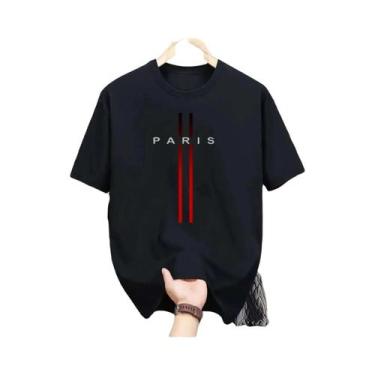 Imagem de Camiseta Masculina De Poliéster Respirável Com Gola Redonda E Estampa 