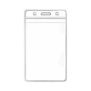 Imagem de Porta-Cartões Transparente À Prova d'Água, Protetor De Crachá De Ident