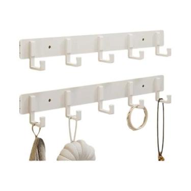 Imagem de Gancho Adesivo De Parede Para Roupas, Suporte Para Toalhas Com Capacid