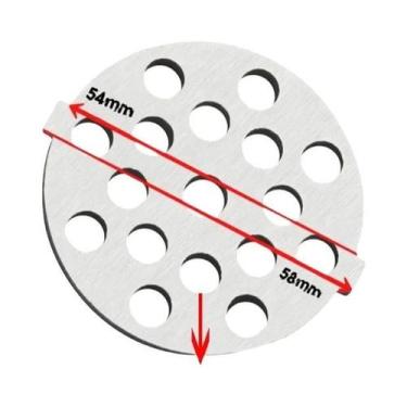 Imagem de 5  Lâmina De Aço Para Moedor De Carne, Placa De Corte Para Acessórios 