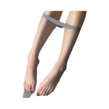 Imagem de Meia-Calça Ultra Fina De Verão Para Mulheres Transparente Com Cós Invi