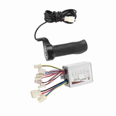 Imagem de Naroote Controlador de Velocidade Escovado do Motor Com Controle Sensível para Bicicleta Elétrica - Fácil Instalação para Motor Escovado 500W 24V/36V/48V, Adequado para Triciclos Elétricos (36V500W)