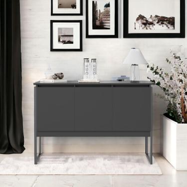 Imagem de Buffet Elegante Com 3 Portas Turim Preto Onix